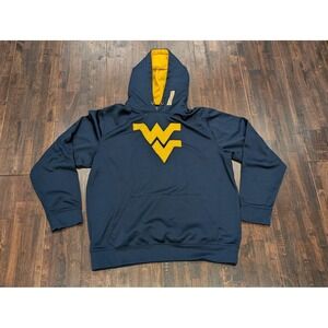 West Virginia Mountaineers Hoodie Mens Large NCAA Football Pullover Sweatshirt
